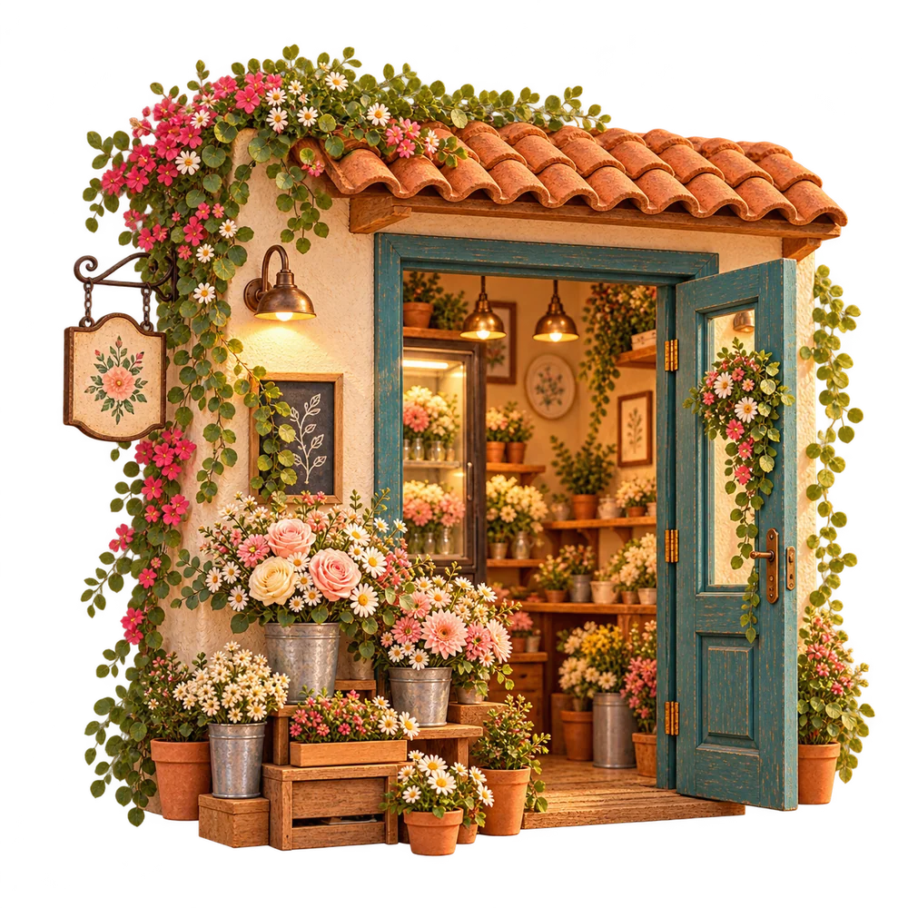Our welcoming flower workshop